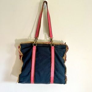 Ernesto Esposito Canvas  Ribbon detail  Tote Bag